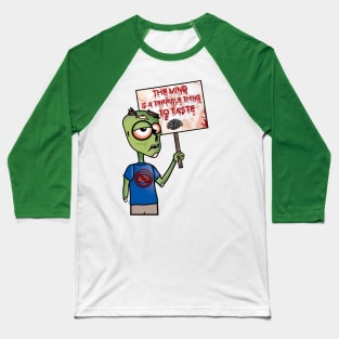 Vegan Zombie Baseball T-Shirt